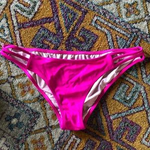 Victoria's secret hot pink bathing suit bottoms